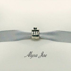 Purse European Bead, Sterling, Antiqued